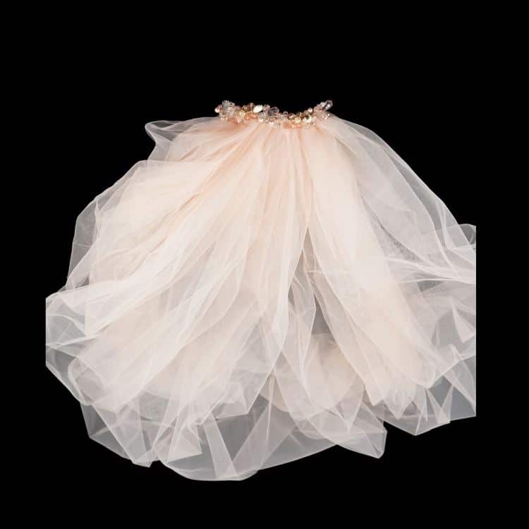 Voile de mariage multi couleur