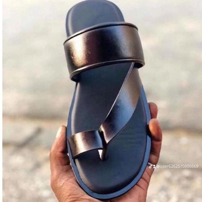 Sandales en cuir homme noir - Élégance et Confort Moderne