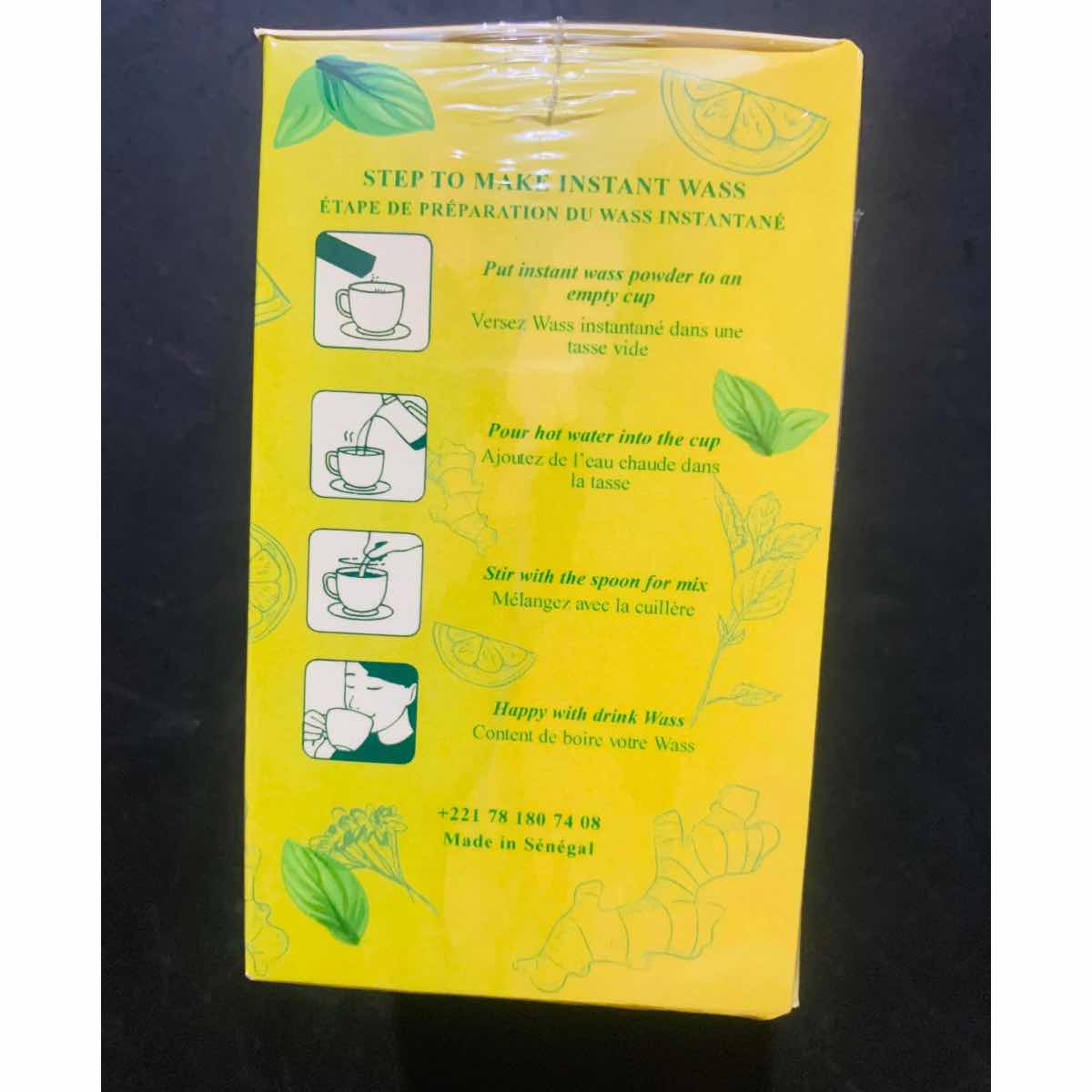 Thé instantané énergie - Infusion digestive naturelle citron menthe 20g