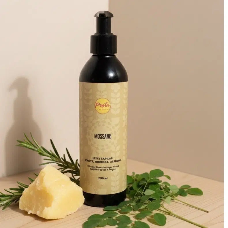 Lait capillaire naturel au karité et romarin soin cheveux