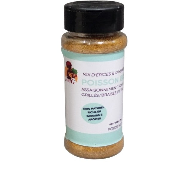 Épices poisson braisé 100% naturelles – Mélange artisanal pour poisson grillé