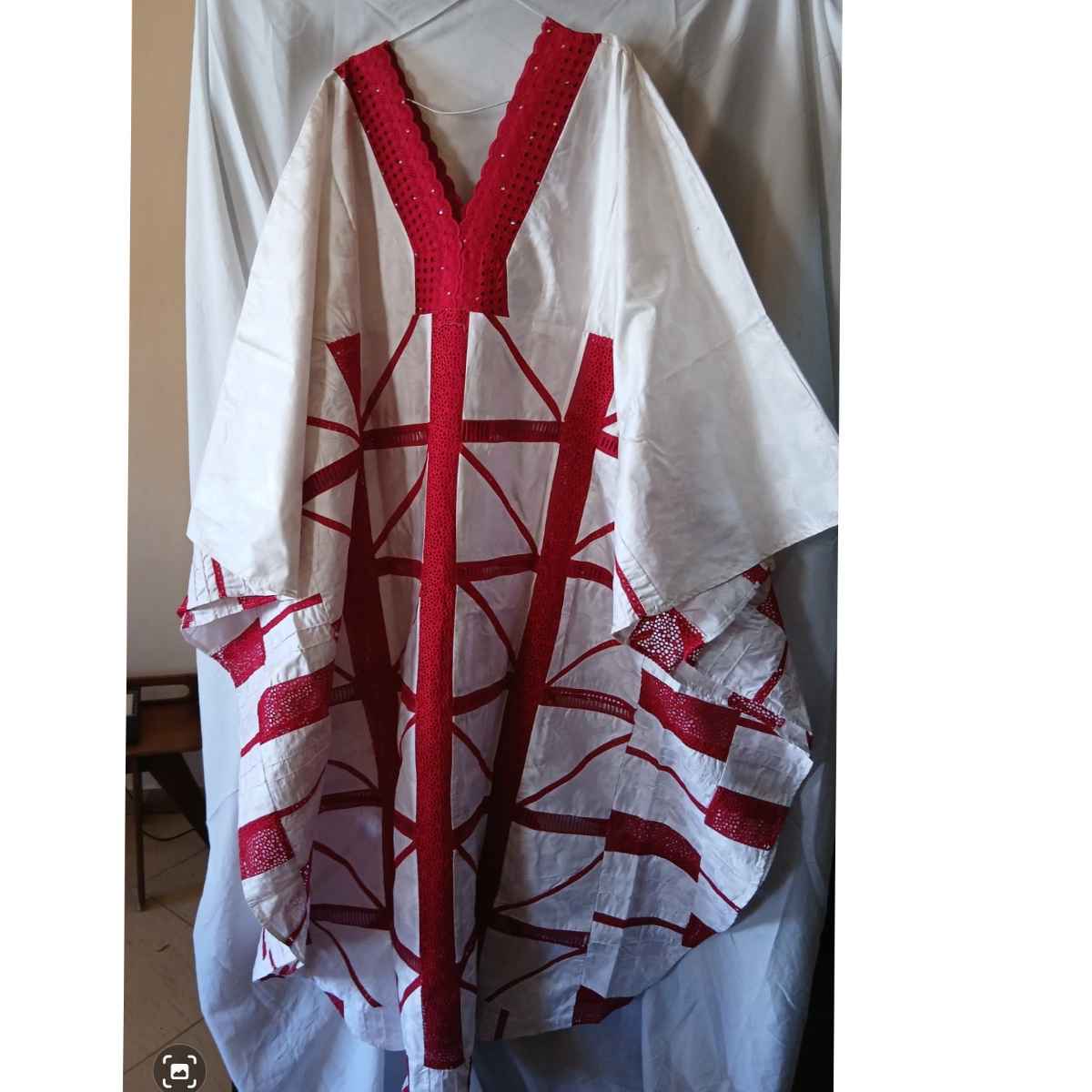Boubou femme brodé geztner rose fushia, robe africaine élégante cérémonie
