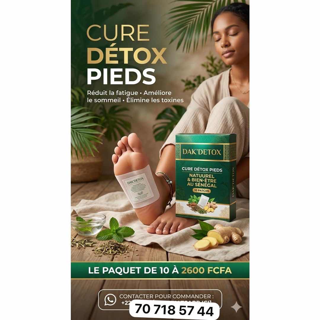 Patch detox pieds Kinoki naturels – Éliminez toxines et retrouvez bien-être