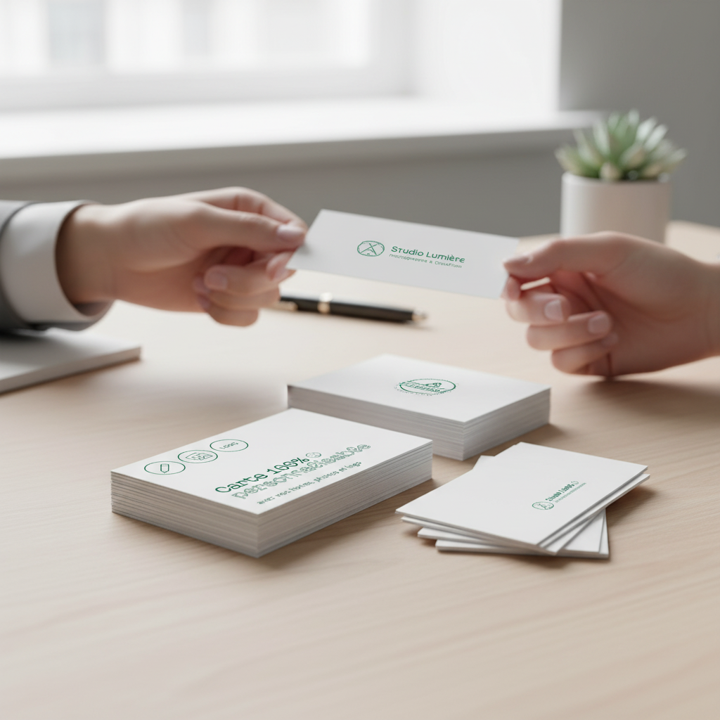 Cartes de Visite Personnalisées Multicouleurs - Créativité Moderne