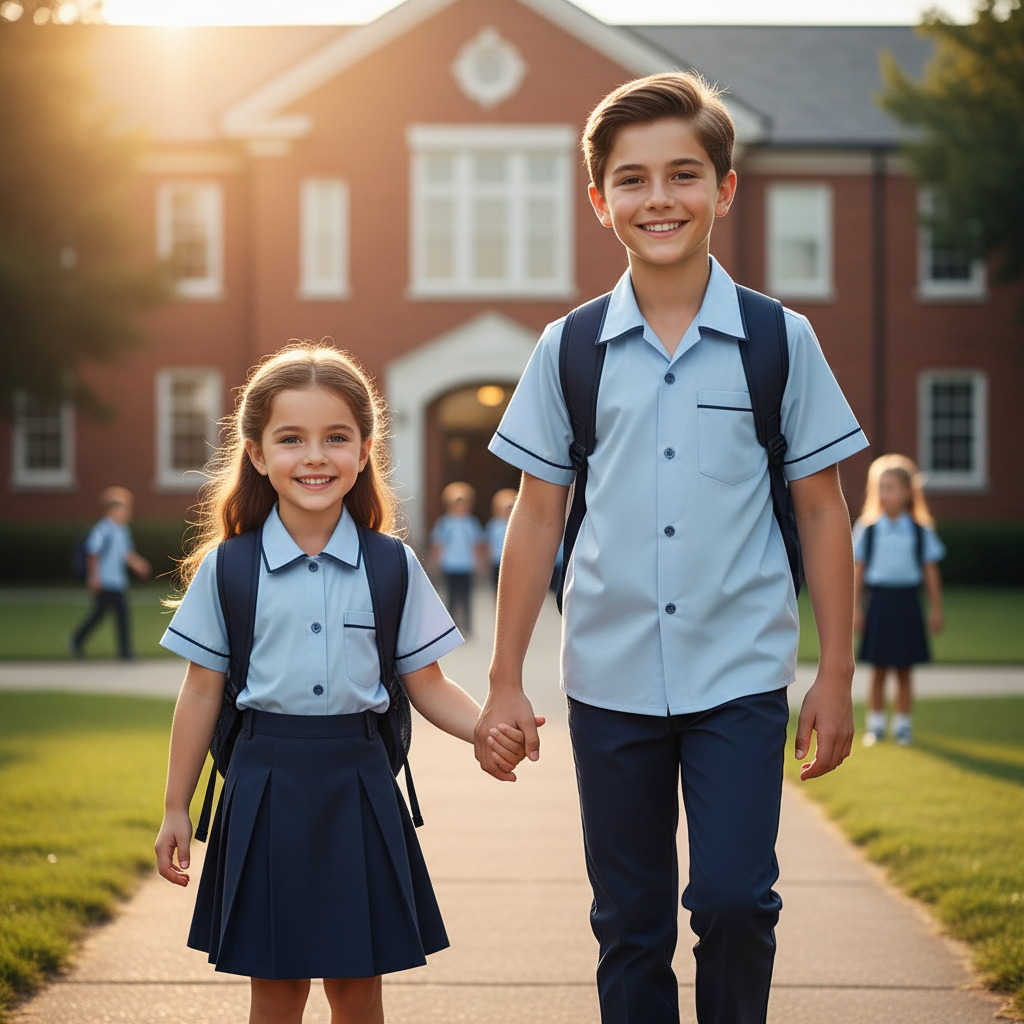 Ensemble Uniforme Écolier Enfant Confort et Élégance - Mixte
