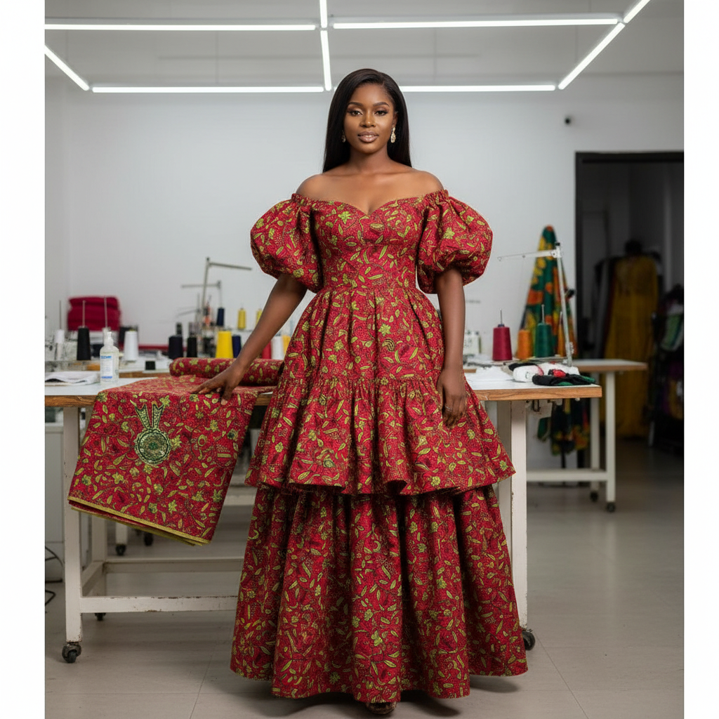 Tissu Wax Ankara Premium - Éclat Culturel