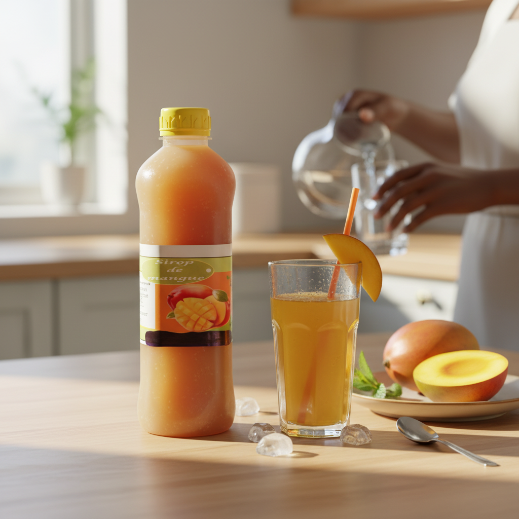 Sirop de Mangue Exotique Sans Conservateur (1L)