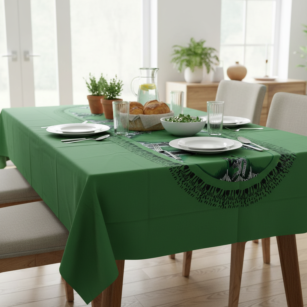 Nappe Tribale Éclatante - Élégance Culturelle pour Votre Table