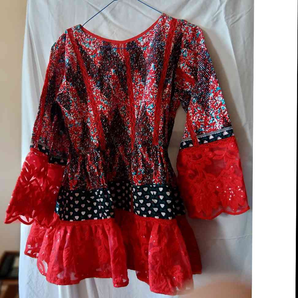 Ensemble wax rouge femme