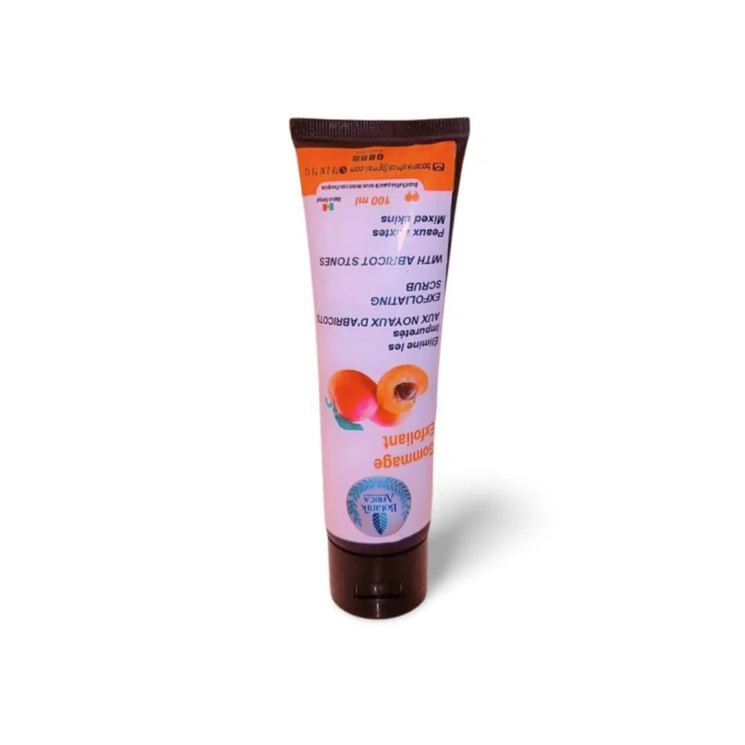 Gommage Visage Abricot Vegan - Éclat et Douceur Naturelle 100 ml - Enrichi en Extraits Naturels