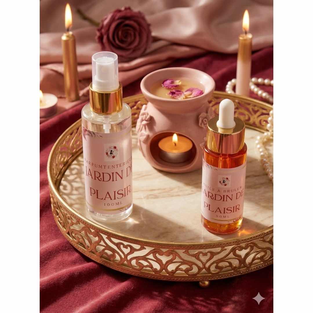 Gamme Jardin du plaisir : Orchidée noire, Patchouli, Bois