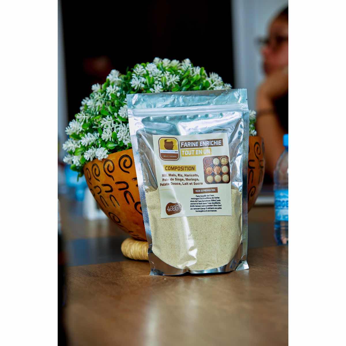 Farine Infantile Aby Délice Baobab &amp; Moringa - Nourrissante et Savoureuse