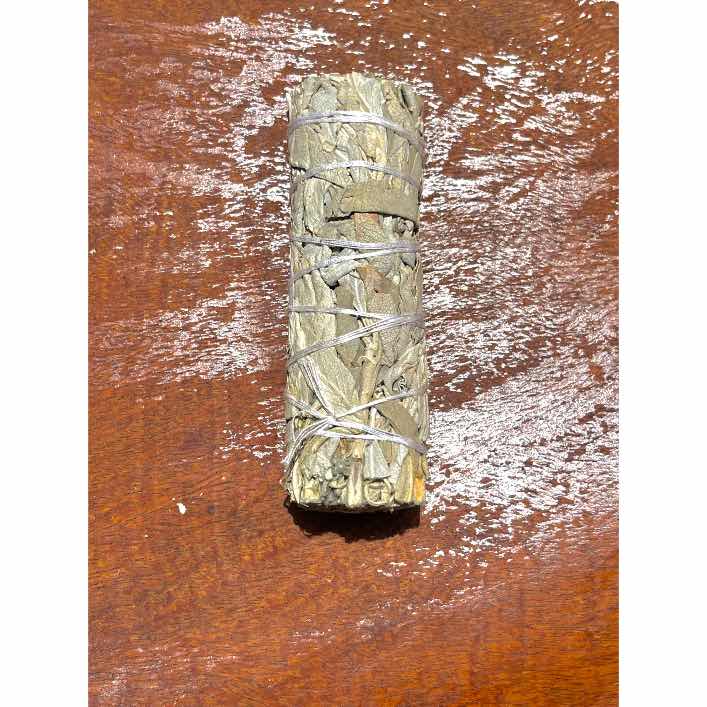 Bâton de sauge blanche californienne 10 cm pour purification et bien-être