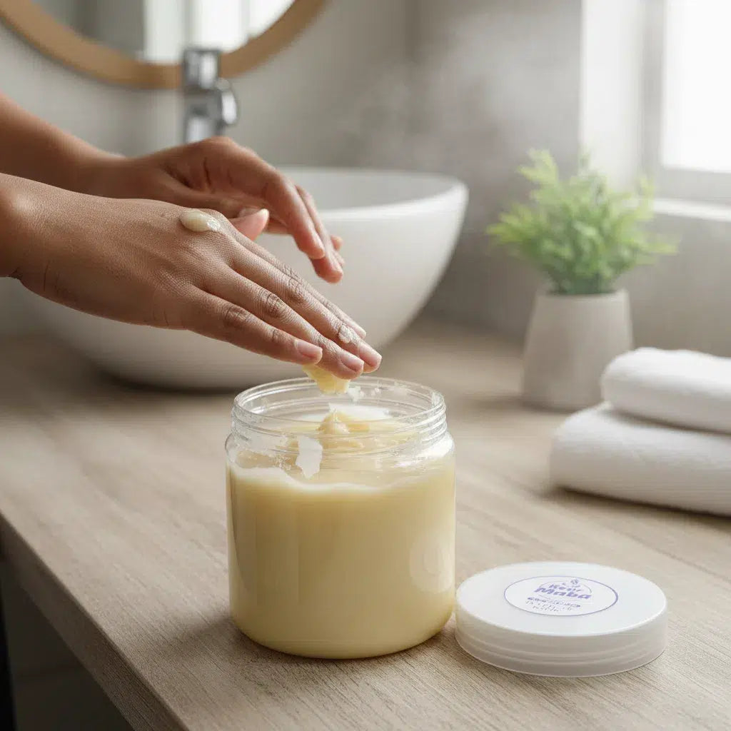 Beurre de karité pur 500g pour une peau nourrie et revitalisée