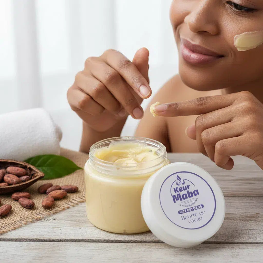 beurre de cacao pur Keur Maba soin hydratant premium 250g