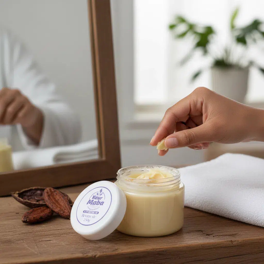 beurre de cacao pur Keur Maba soin hydratant premium 250g
