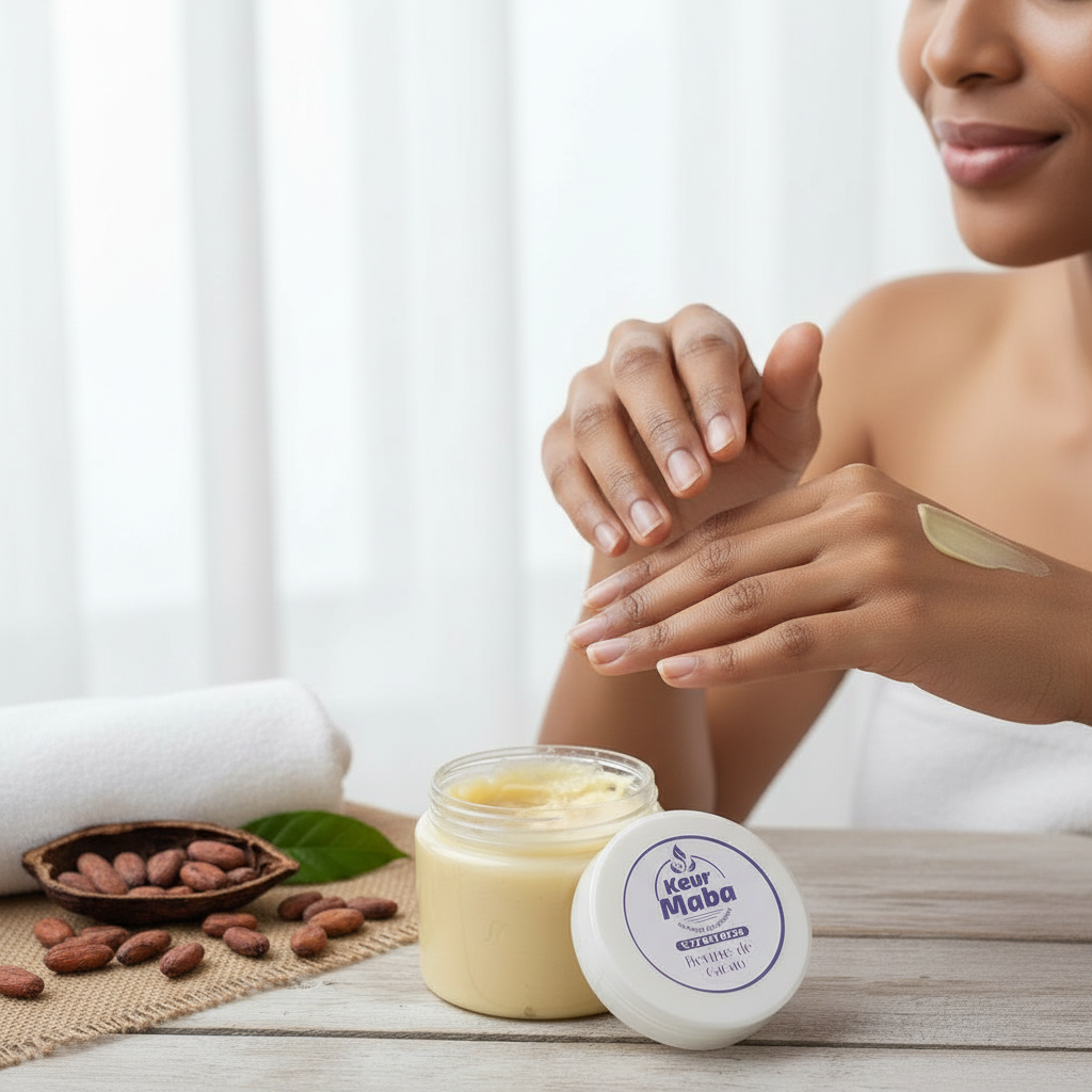 beurre de cacao pur Keur Maba soin hydratant premium 250g