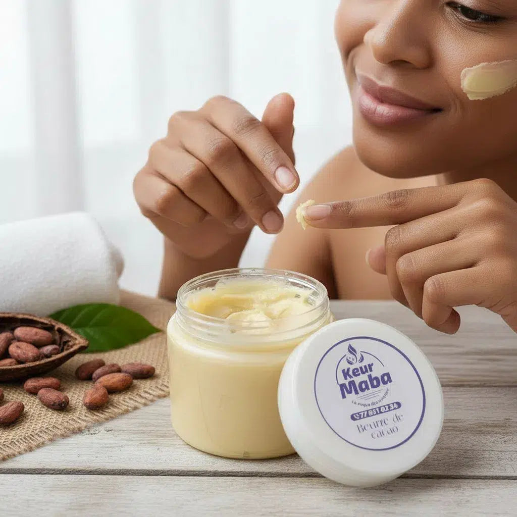 beurre de cacao pur Keur Maba soin hydratant premium 250g