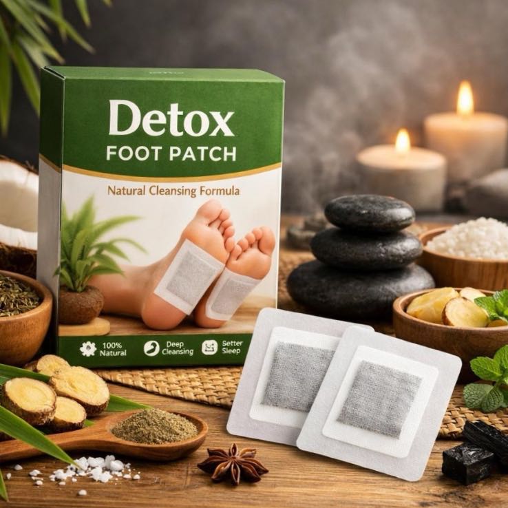 Patch Détox Pieds Kinoki Naturel – 10 Patchs pour Bien-Être et Sommeil