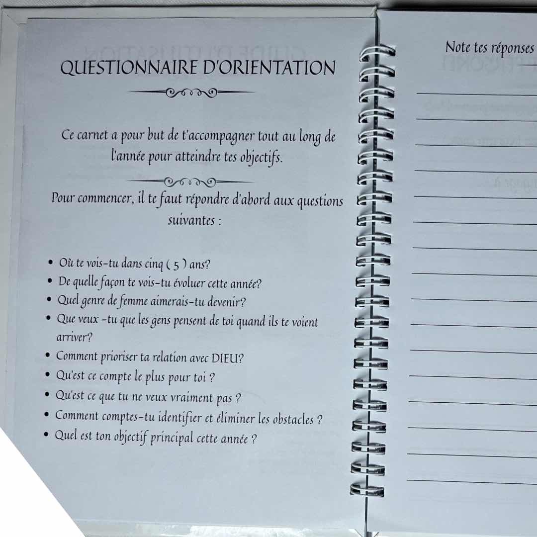 carnet d'organisation élégant pour une productivité maximale