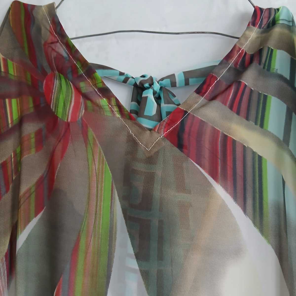 Tunique femme avec poches en chiffon crêpe, ample et chic, multi-tailles