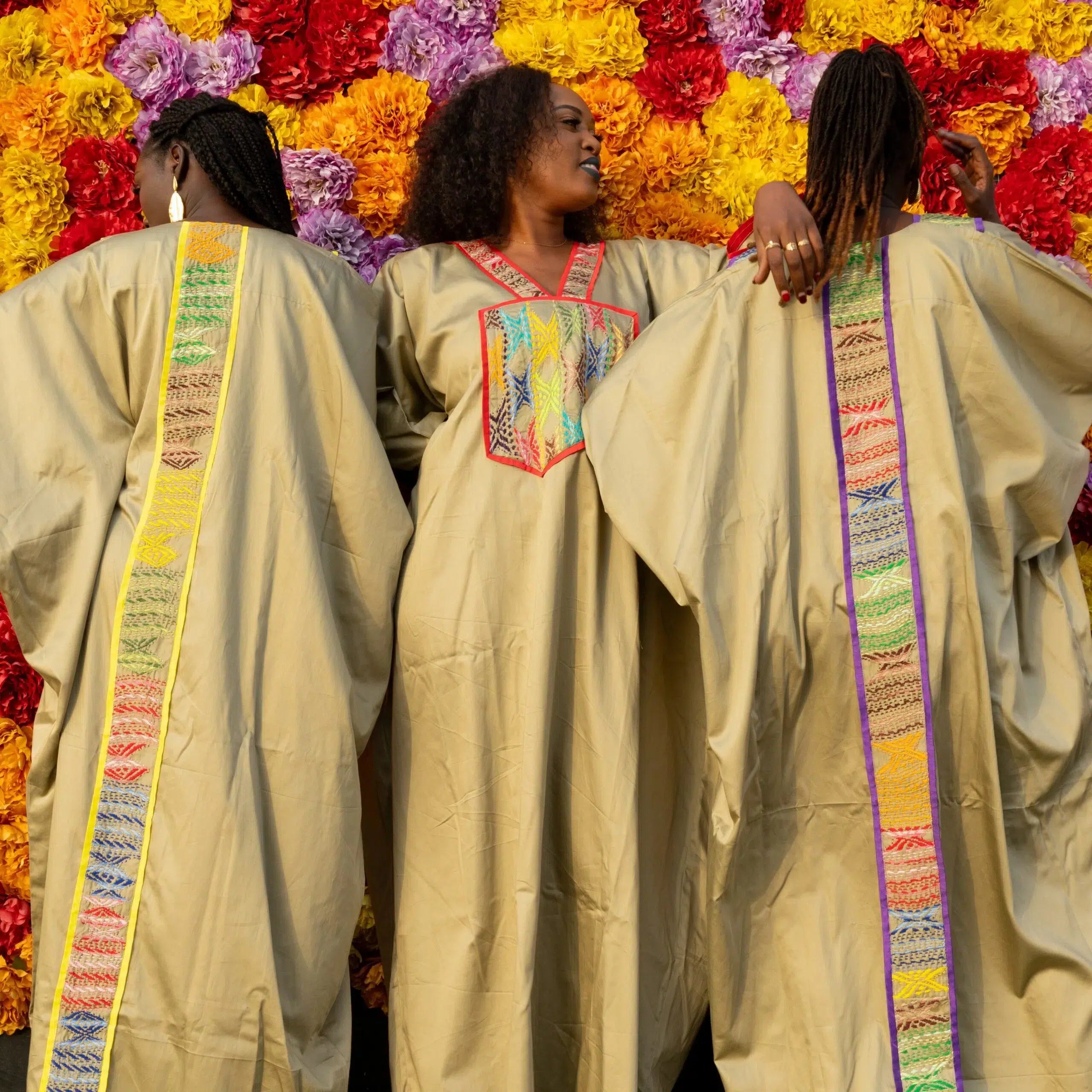 Robe Longue Boubou Africain - Élégance Embroidered Chic