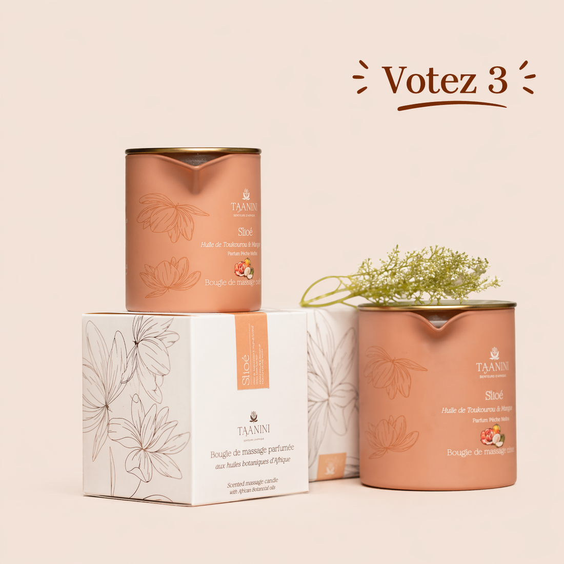 <a href="/products/bougie-de-massage-parfumee-a-l-huile-de-touloucouna" target="_blank" title="Bougie de massage parfumée à l’huile de Touloucouna et de Baobab">Bougie de massage parfumée, à l’huile de Touloucouna et de Baobab  — <em>Taaninicosmetics</em></a>
