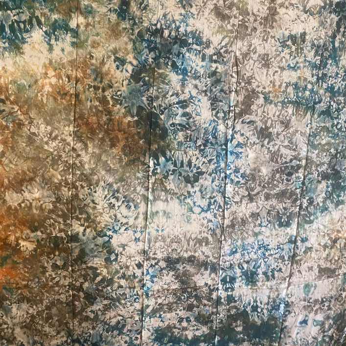 Sweatshirt unisexe adulte motif artisanal, coton lin léger bohème chic