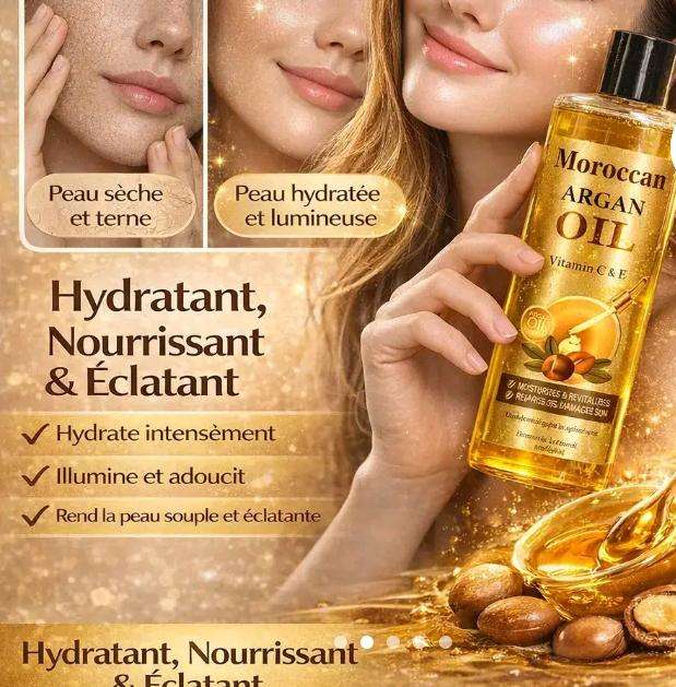 Huile  eclaircissant visage et corps 200ml, anti tache rebelle et vergeture