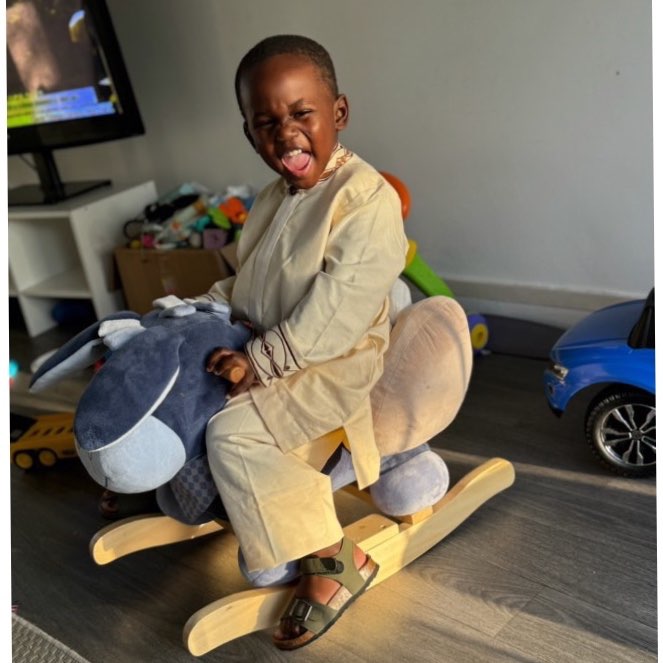 Ensemble lin enfant garçon brodé