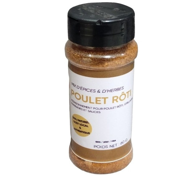Épices Poulet – Mélange d’herbes pour poulet 60g