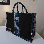 Sac Écologique Élégant avec Motifs Africains - Chic et Durable