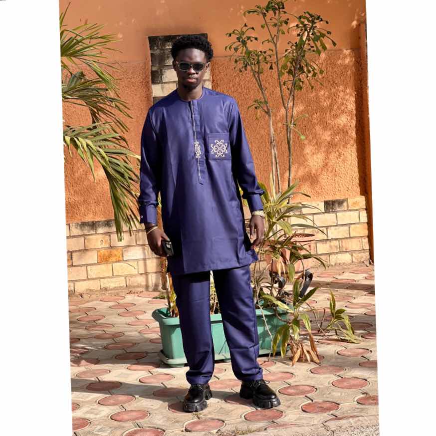Costume Africain Homme en Tissu Premium - Élégance Intemporelle