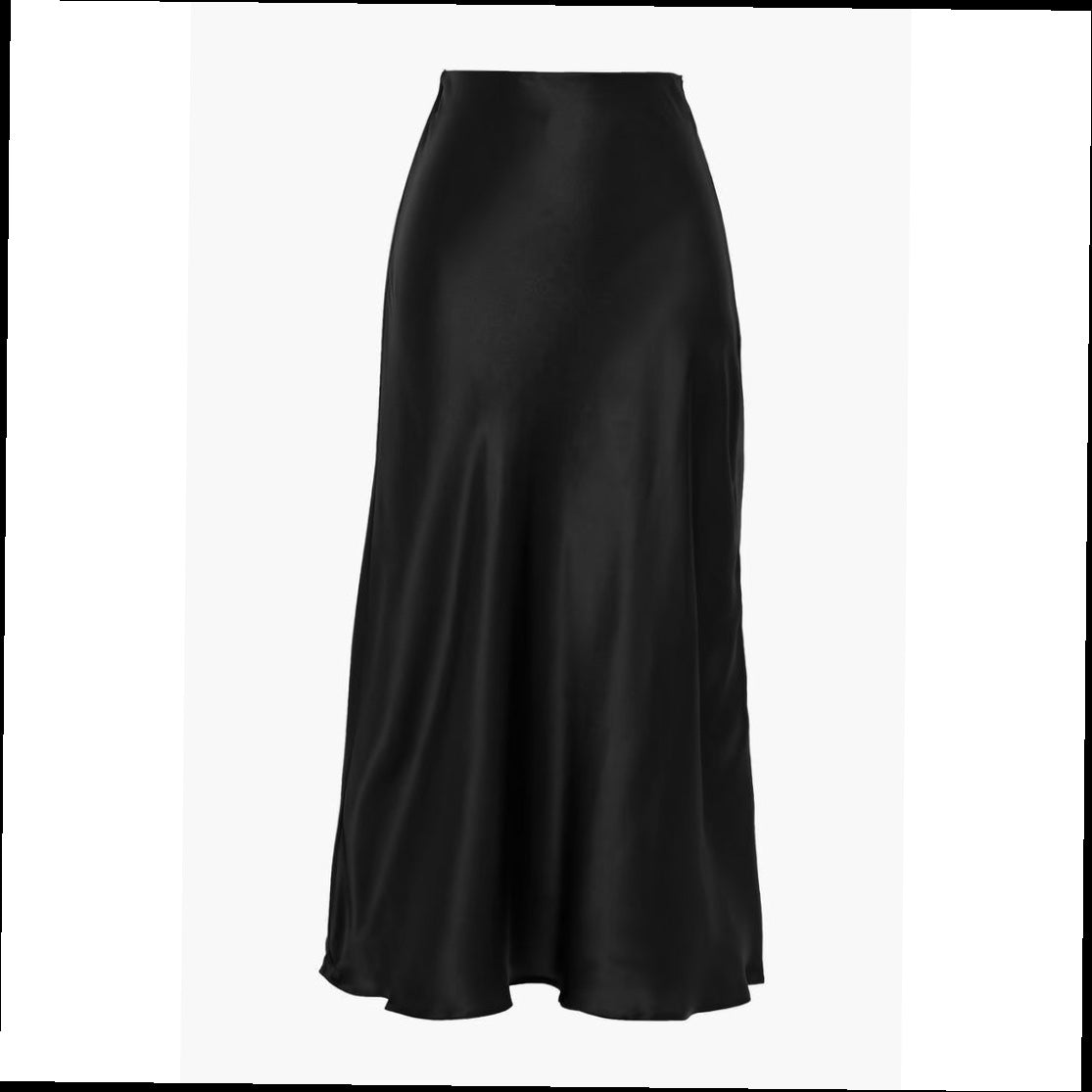 Jupe en soie femme longue satinée