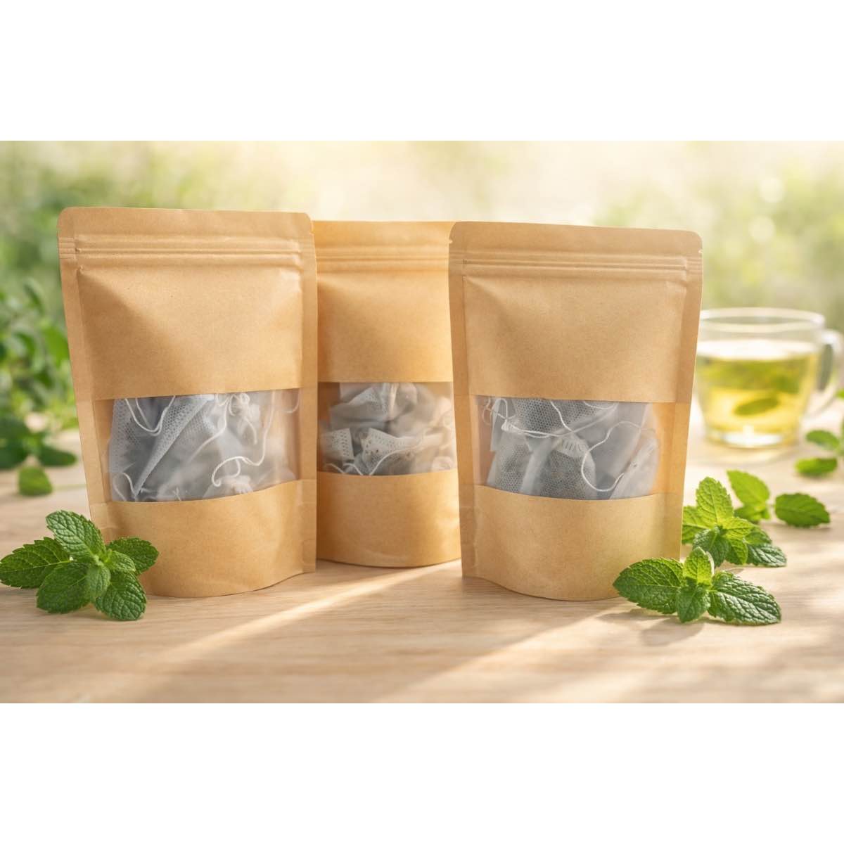 Tisane menthe bio infusion naturelle digestion et détente