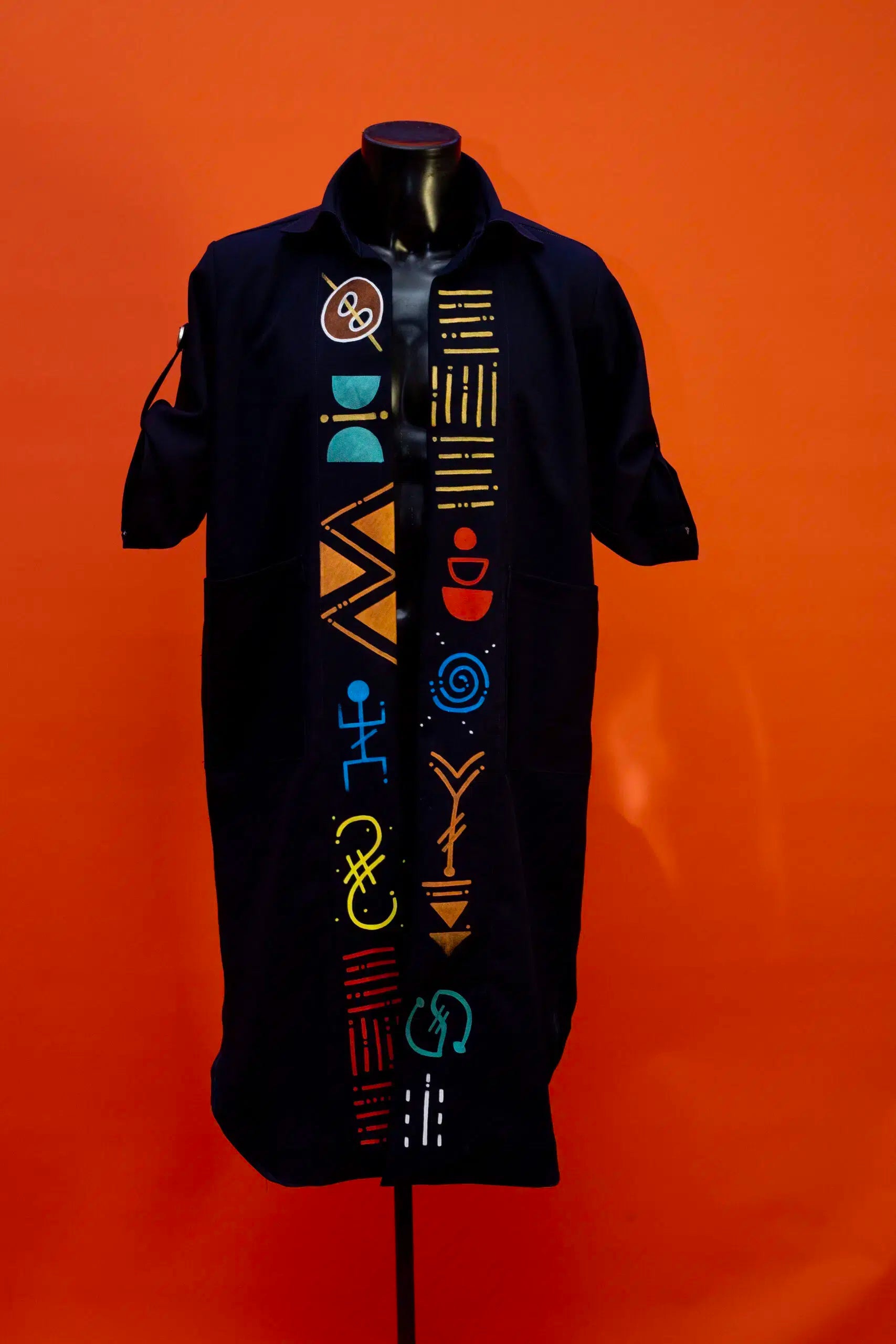 Manteau unisexe original – Création artistique, élégant et stylé