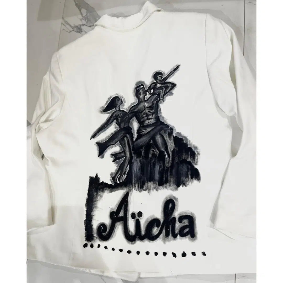 veste artistique Aïcha une pièce unique pour un style captivant