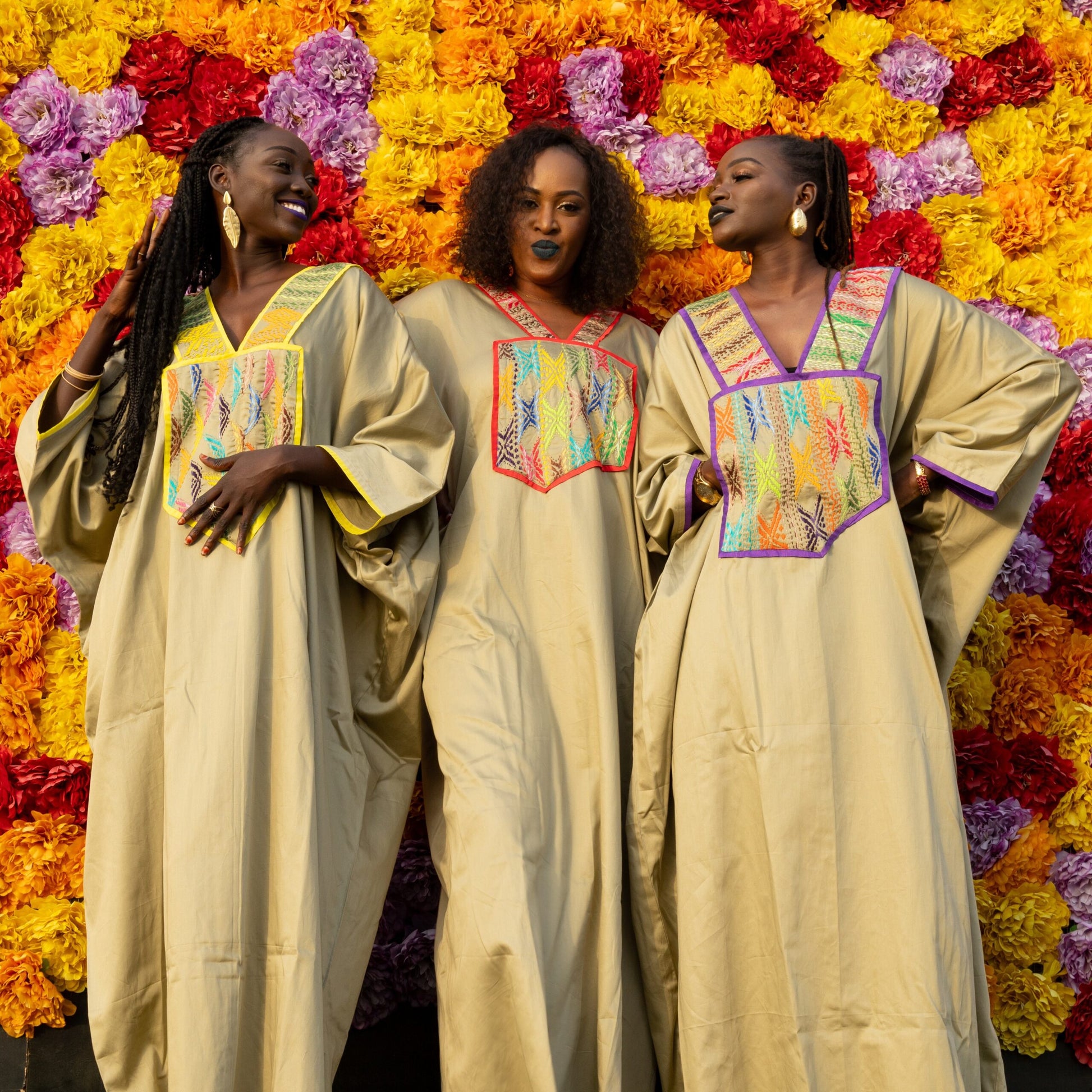 Robe Longue Boubou Africain - Élégance Embroidered Chic