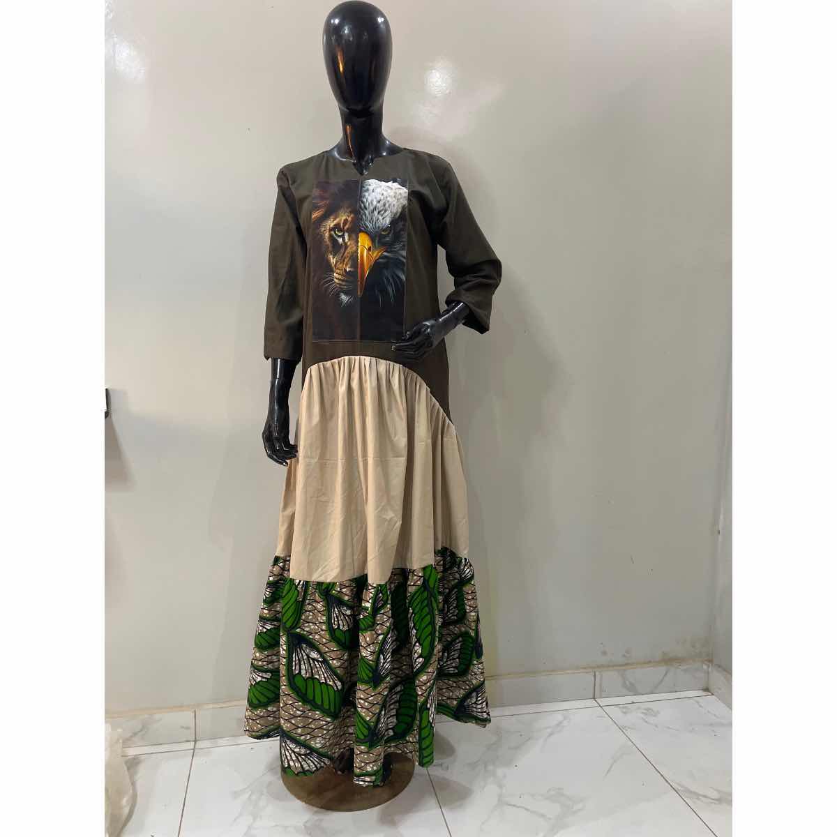 Robe personnalisée exclusive en vert taille XL M L XXL