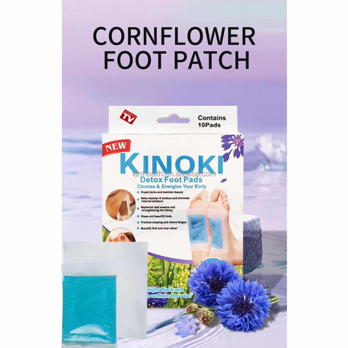 Patch detox pieds Kinoki naturels – Éliminez toxines et retrouvez bien-être