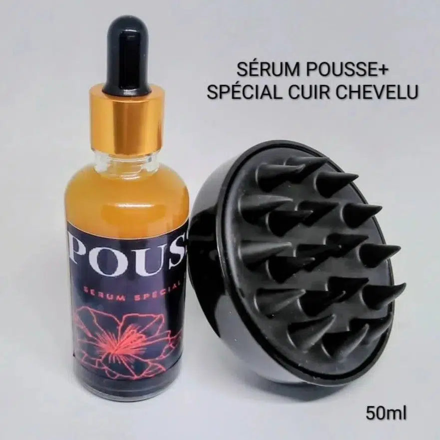 Gamme capillaire Pousse+ (Shampooing, masque solide, sérum cuir chevelu &amp; crème cire d’abeille)
