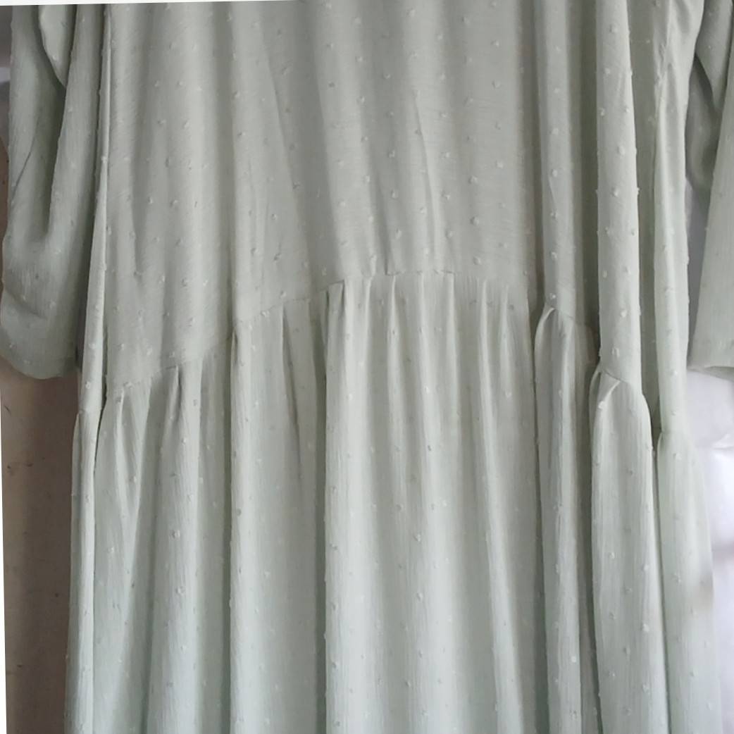Robe Maxi Coton Vert Menthe à Capuchon - Élégance Chic