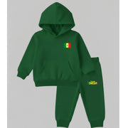 Survêtement enfant Sénégal vert – Ensemble jogging confortable unisexe