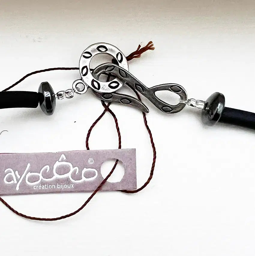 Collier agate femme et boucles d’oreilles – Ensemble artisanal bronze élégant