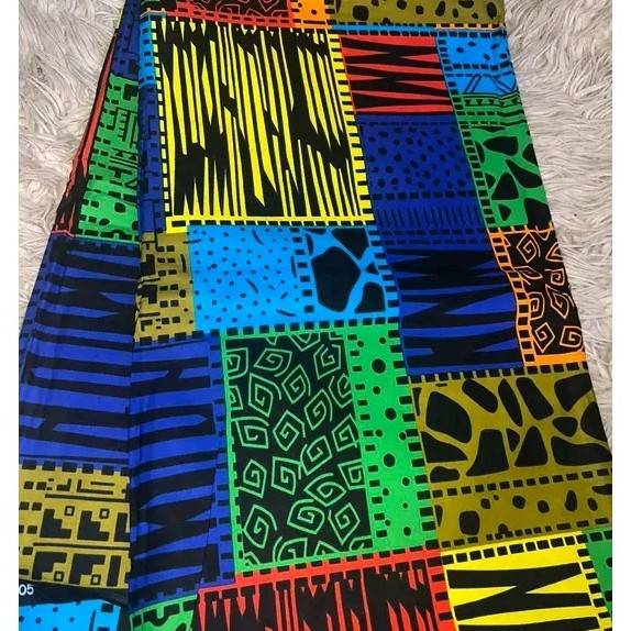 Chemise africaine homme manche longue wax woodin