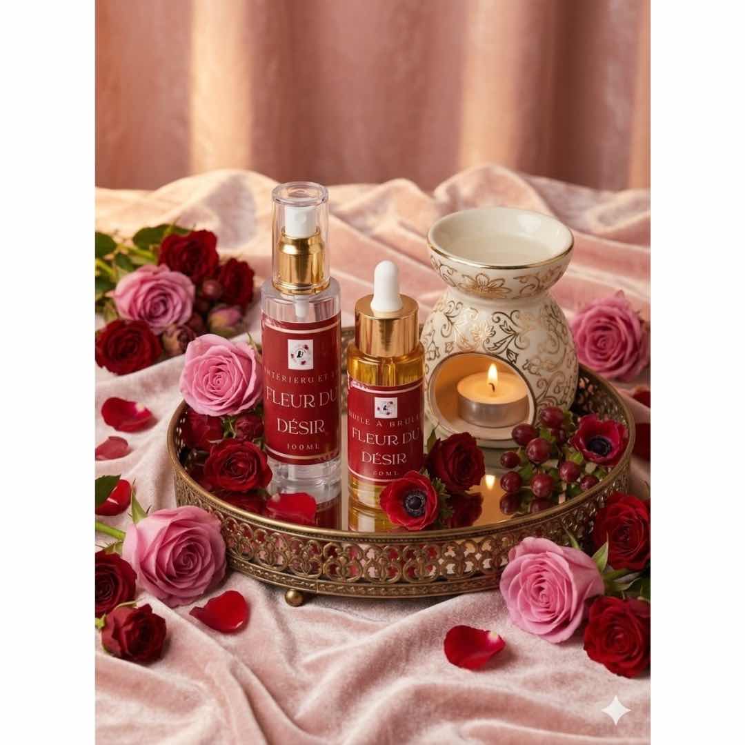 Gamme Fleur du Désir jasmin, gardénia et néroli