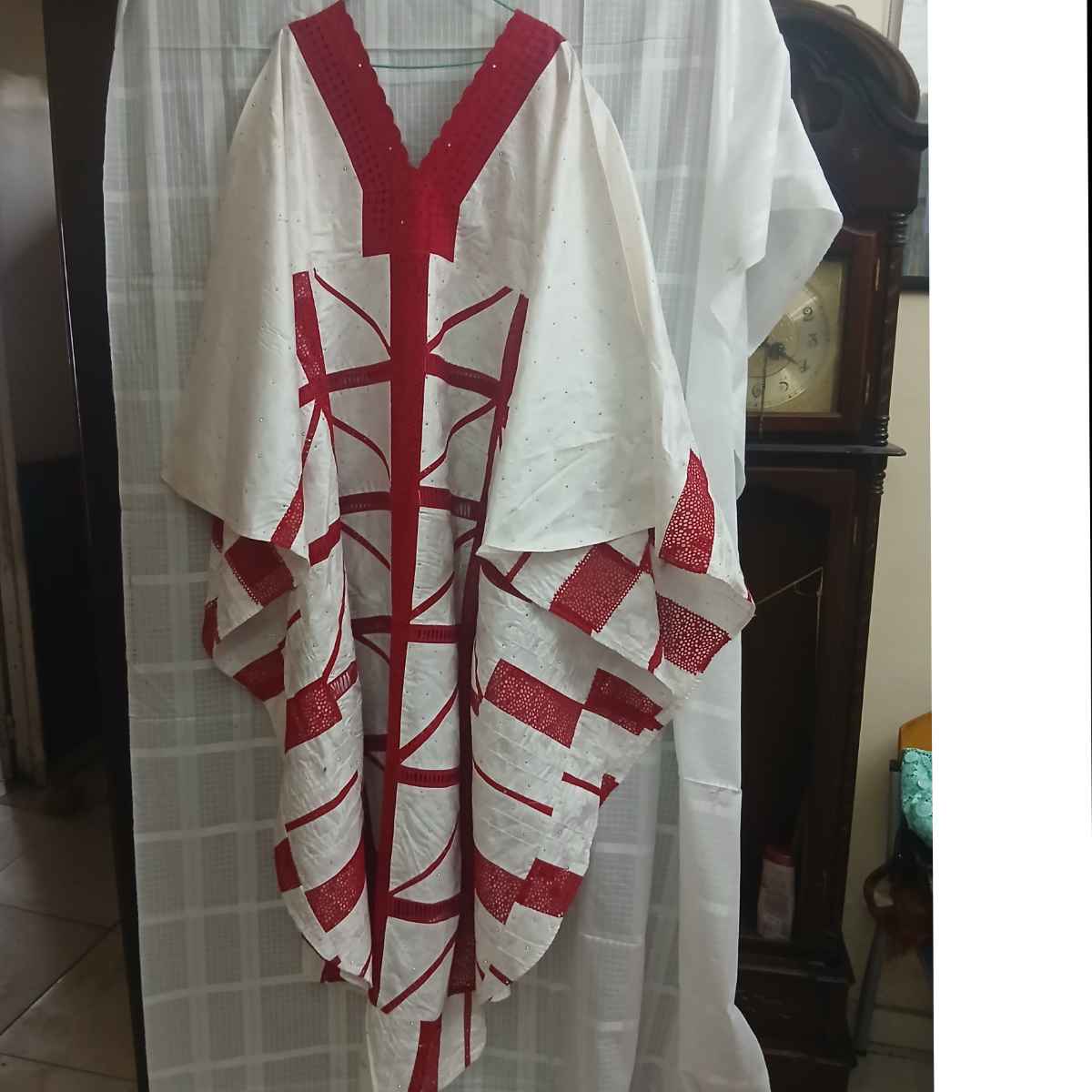 Boubou femme brodé geztner rose fushia, robe africaine élégante cérémonie
