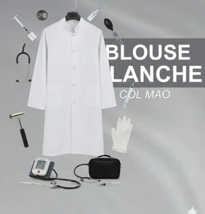 Blouse Blanche Médicale et Laboratoire