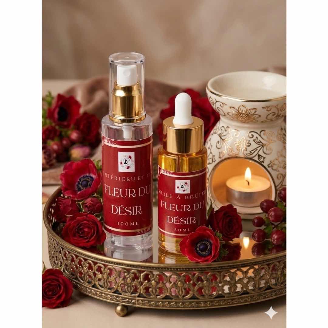 Gamme Fleur du Désir jasmin, gardénia et néroli