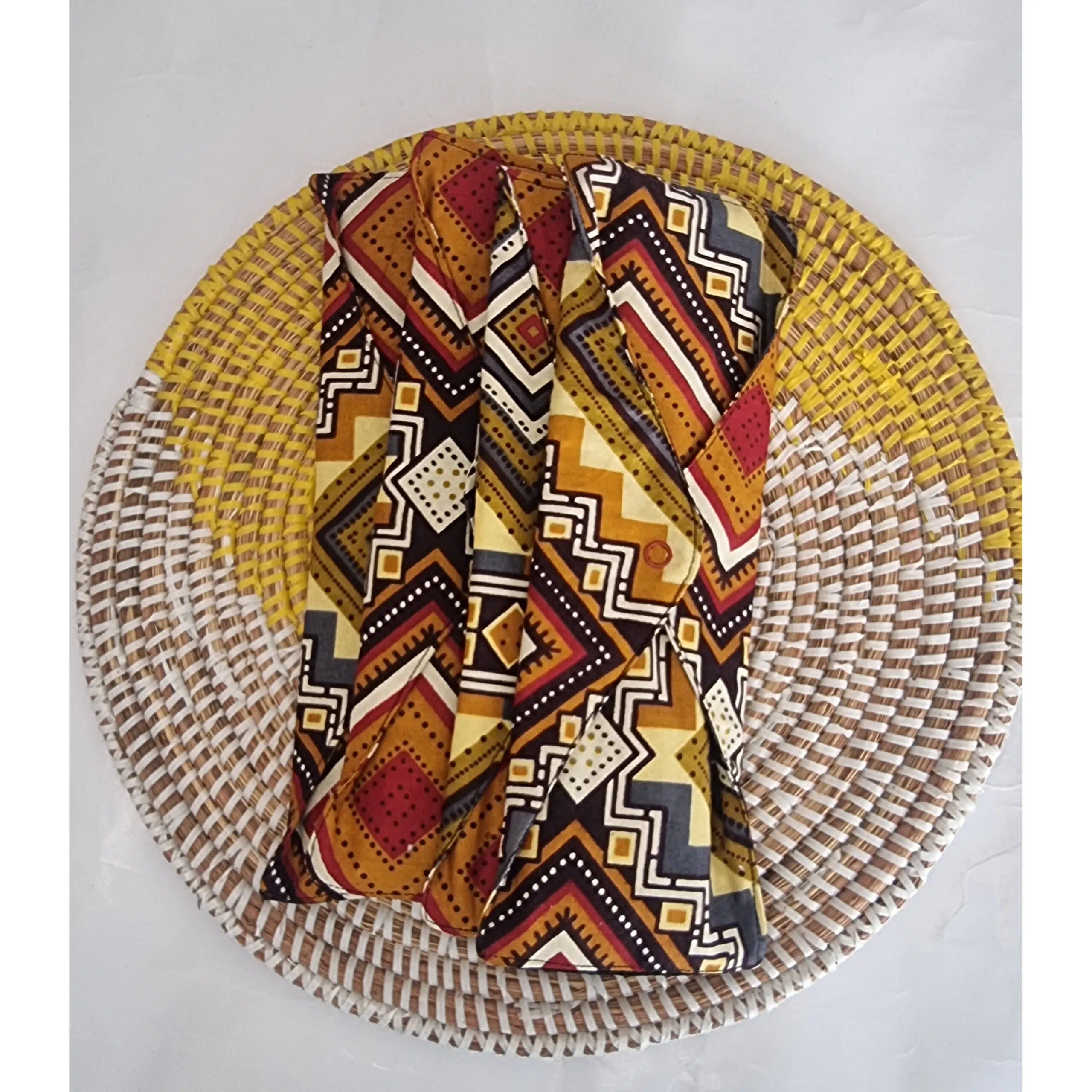 Kit de 10 serviettes hygiéniques réutilisables Nopalé en coton bio écoresponsable